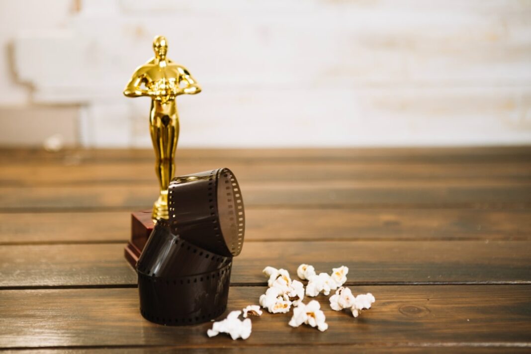 Oscar Statuette Film Popcorn