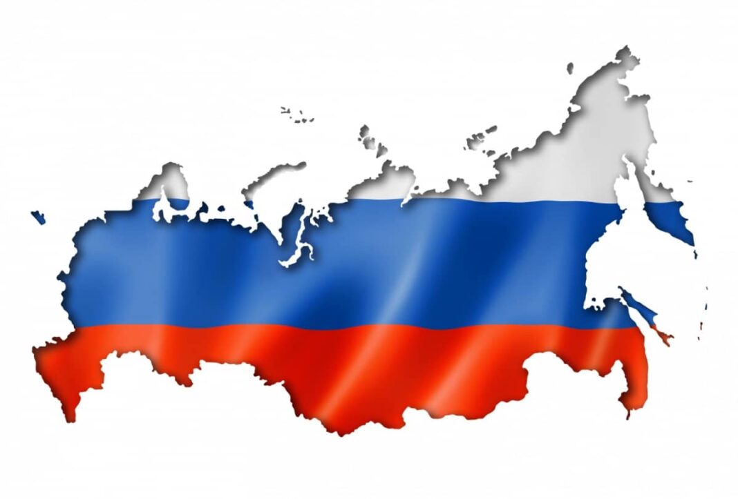 Russian Flag Map